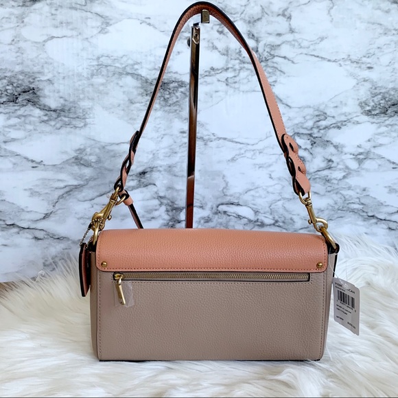 Coach Jade Shoulder Bag With Rose Bouquet print - Picture 11 of 14